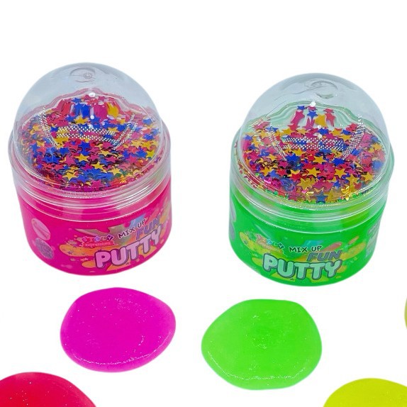 Colorful mud iceberg monochrome crystal mud children's toy Specification drawing