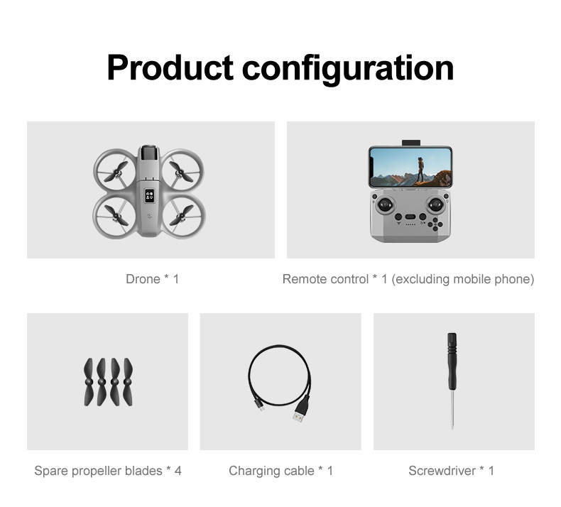 H21无人机带屏幕无刷避障飞行器8K高清航拍遥控飞机外贸玩具详情25
