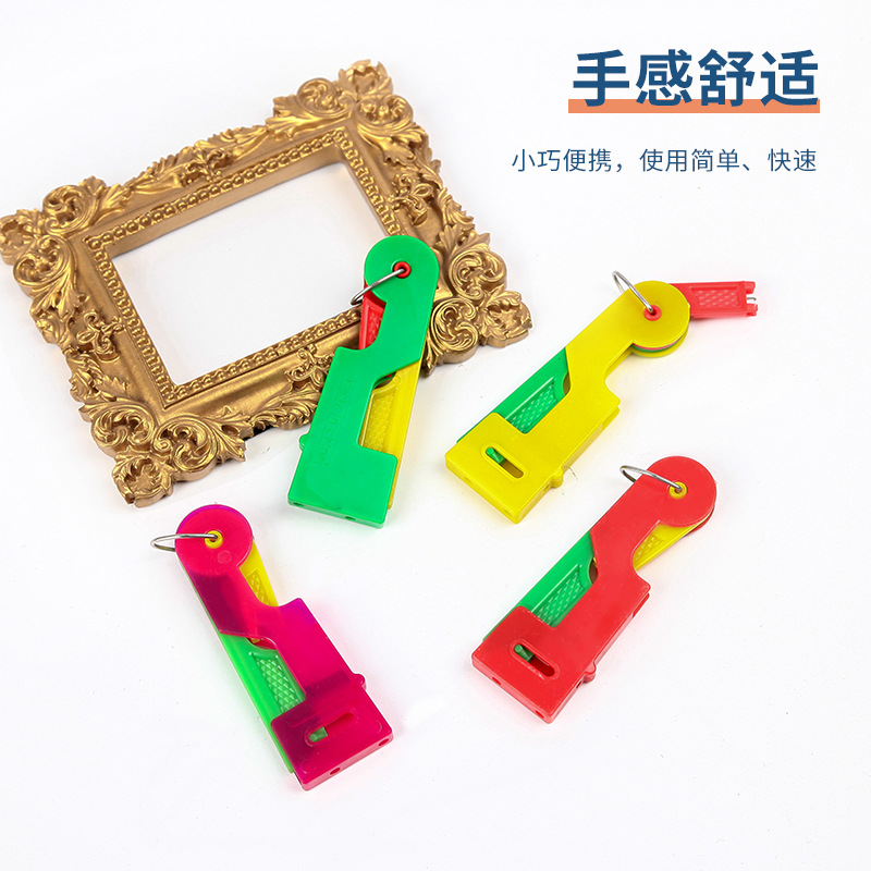 The old man automatic quick needle recognition machine Needle threading machine multi-function needle threading machine Sewing diy tools threading tool Specification drawing