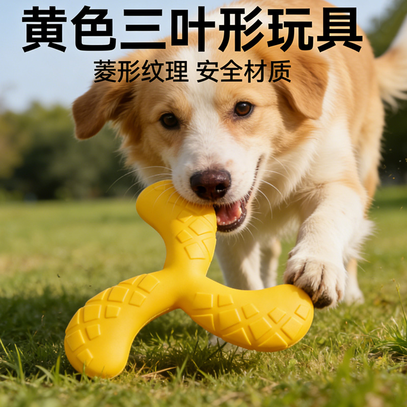 狗狗玩具飞镖耐咬磨牙边牧大型太犬宠物浮水球跨境宠物猫狗玩具详情2