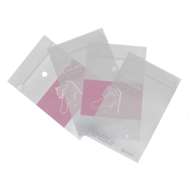 Frosted Self-Sealing Bone Bag Clothing Socks Dust Proof And Moisture-Proof Bag Frosted Bag Cpe Packing Bone Bag Printed Logo Application Scenario