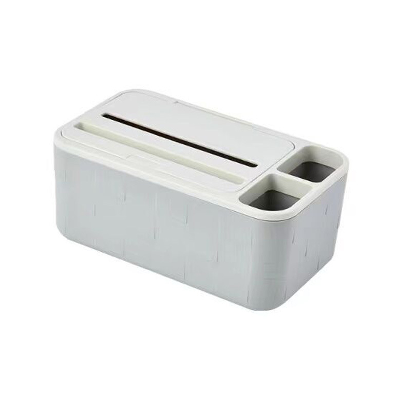 Multi-functional tissue box, desktop remote control storage box, living room coffee table tissue box, creative dining table tissue storage box Item Picture