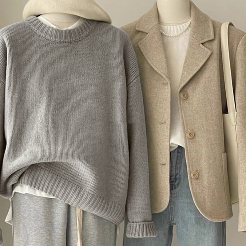 羊毛毛衣女/女装毛衫妈妈装/毛衣/高领羊毛衫女/毛衣女羊毛细节图