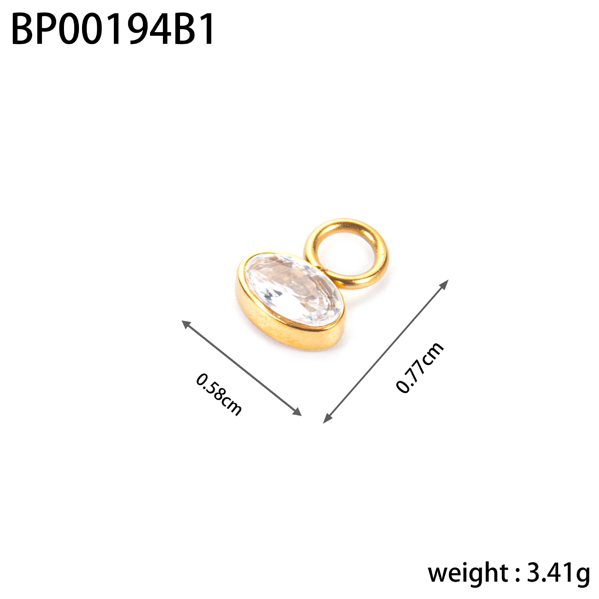 Cross-border fashion stainless steel four-leaf clover, five-pointed star, zircon inlaid diy double-hole pendant design accessory pic 14