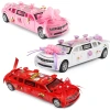1:32 alloy welcome wedding car, wedding car model, simulation toy gift, Huili light car, girl's dream Item Picture