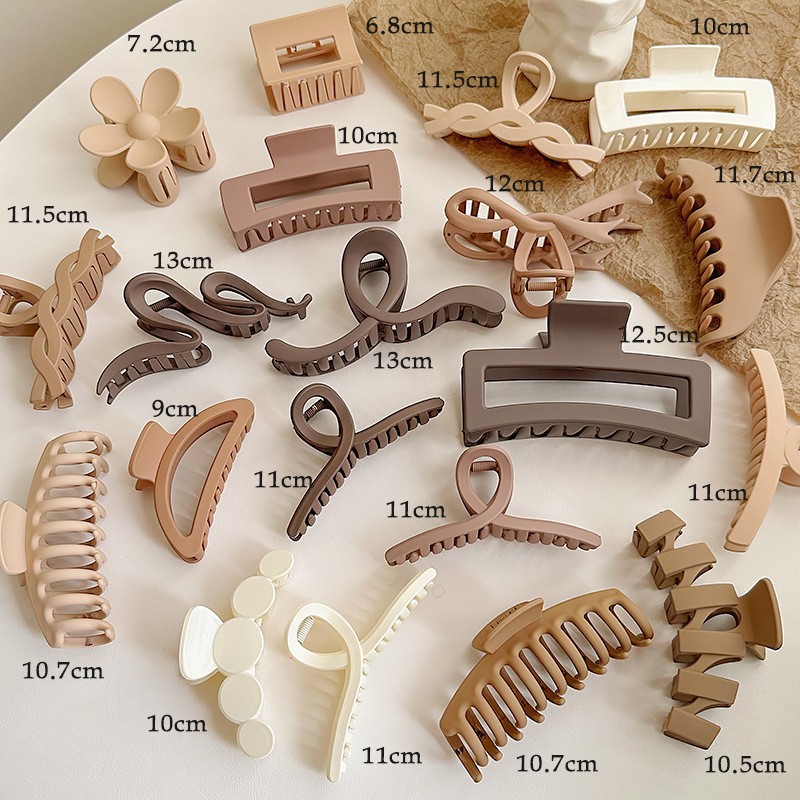 工厂直销发夹女后脑勺抓夹鲨鱼夹发卡高级感发抓大号头发夹子头饰