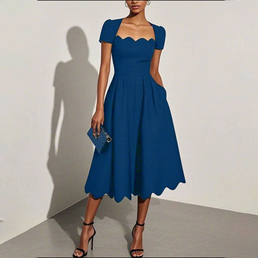 In 2025, Sheintemu's independent cross-border Amazon store led the way for best-selling evening gowns and dresses in Europe and America Specification drawing