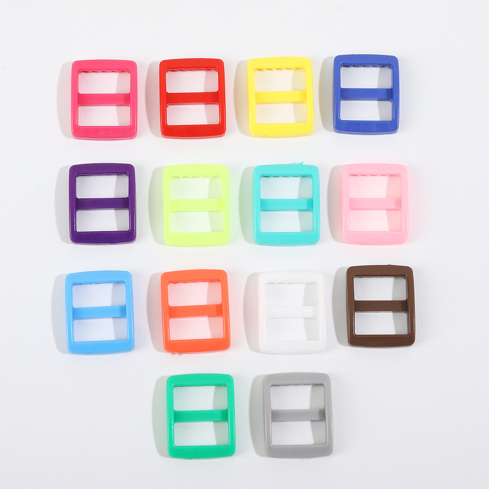 宠物彩色塑料日字扣三挡1cm调节开口箱包配件扣具背包扣日字儿童详情1