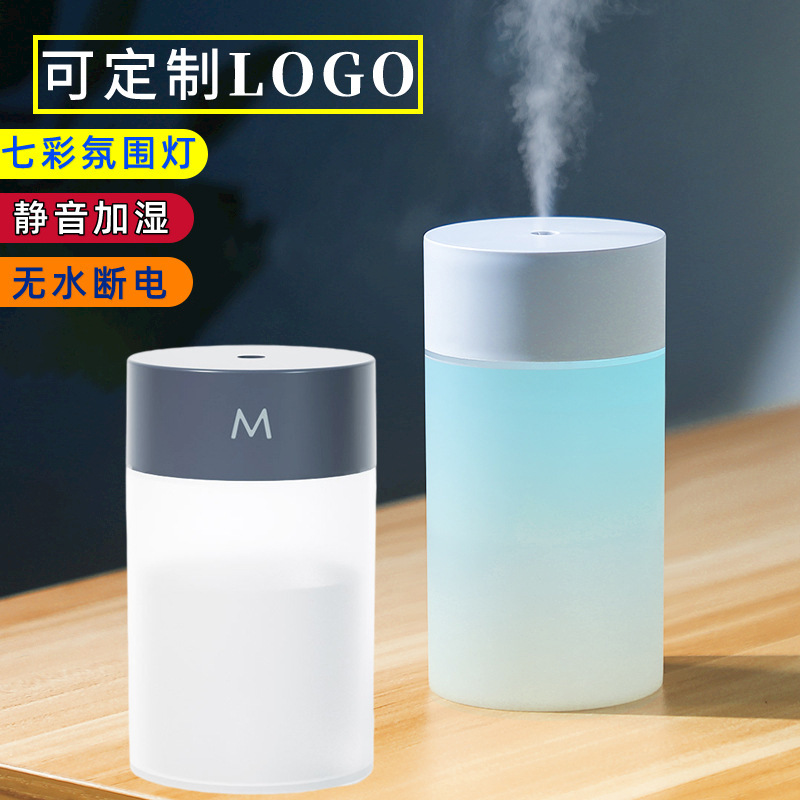 Cross-Border New Humidifier Usb Spray Colorful Night Light Mute Humidification Bedroom Home Mini Air Purifier details Picture