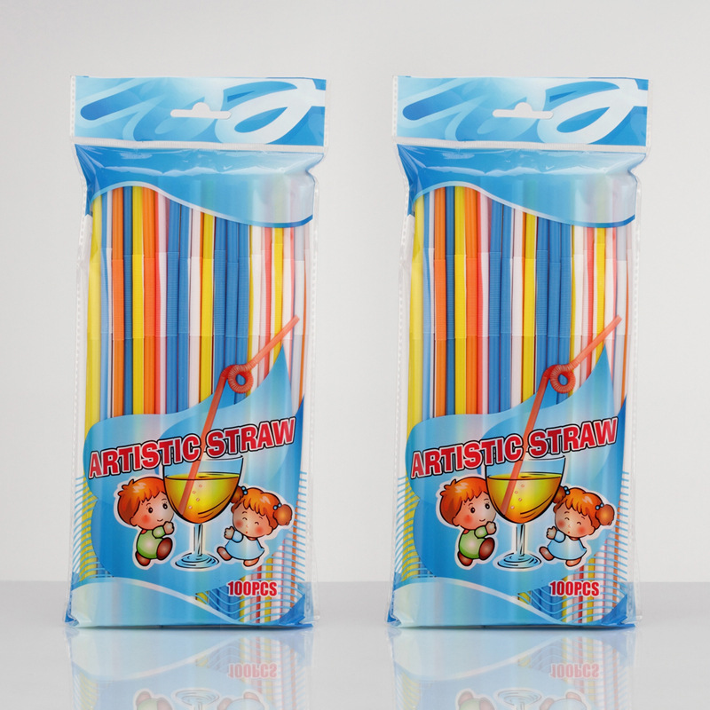 Fashionable, trendy, creative and artistic straws, handmade straws, versatile DIY material straws for children in kindergartens Application Scenario