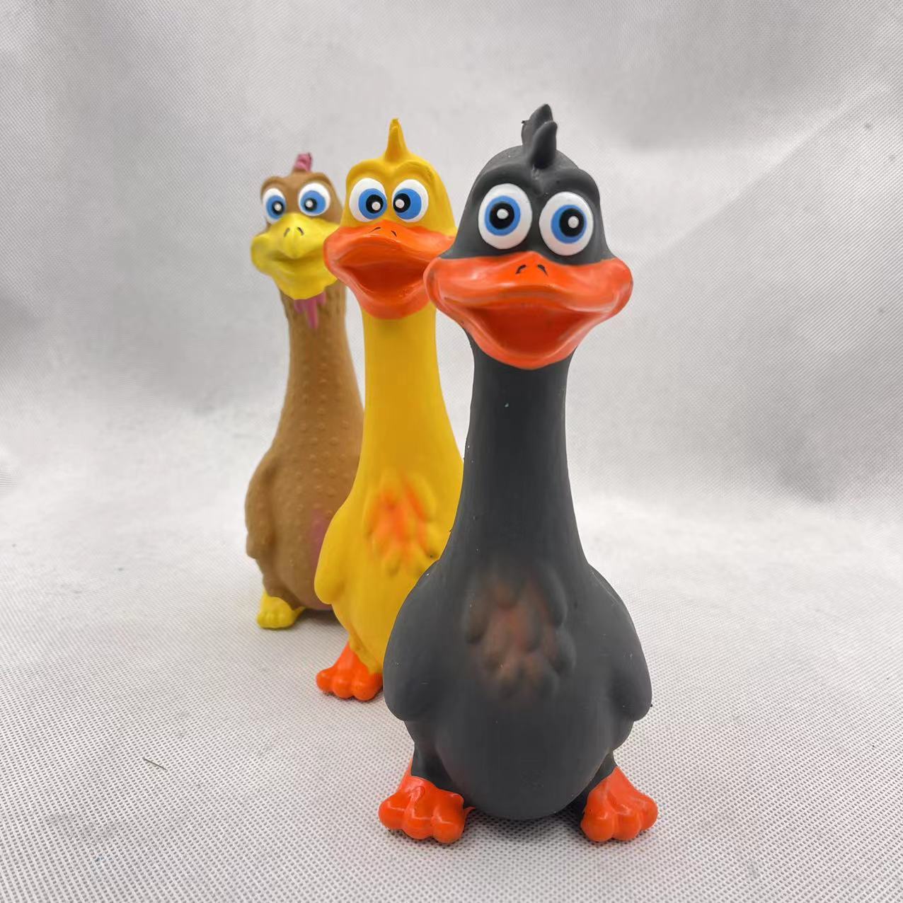 Latex Since Hi Strange Sound Duck Grinding Teeth Cleaning Teeth Generation Decompression Artifact Dog Toy