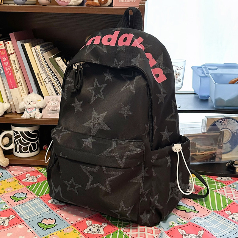 日系新款学生双肩包休闲旅行百搭背包大容量轻便初中高中书包女详情6