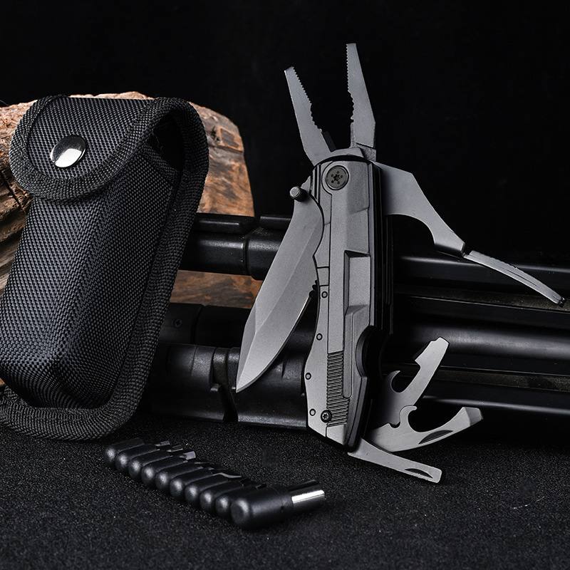 Multi-functional single-blade pliers, outdoor portable vehicle-mounted pliers, EDC screw multi-head combination tools, home maintenance tools details Picture