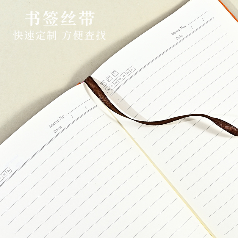 Simple imitation leather A5 notebook customization, high appearance level business office record book, high-end notepad gift box set Application Scenario