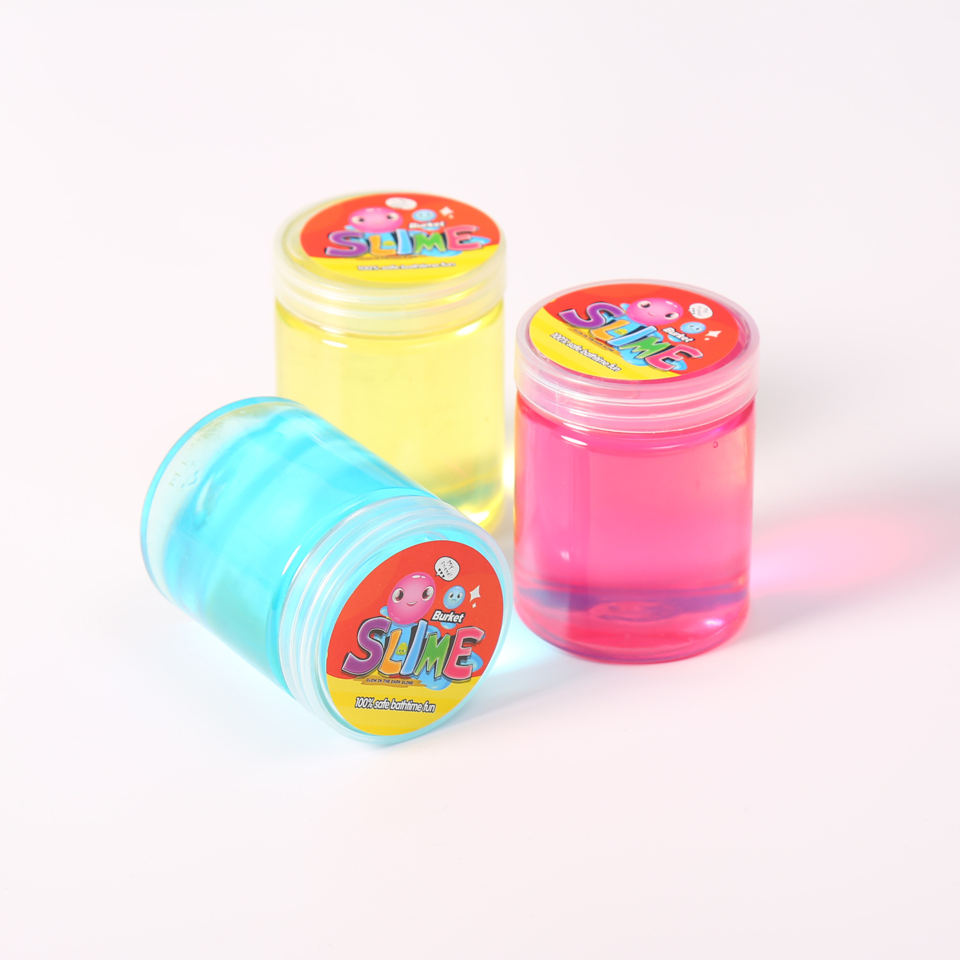 透明彩泥 史莱姆diy水晶彩泥套装 儿童玩具橡皮泥批发