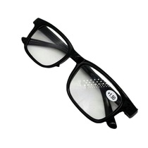 Resin-proof reading glasses Large frame full frame fashion retro black reading glasses 100 degrees to 400 degrees