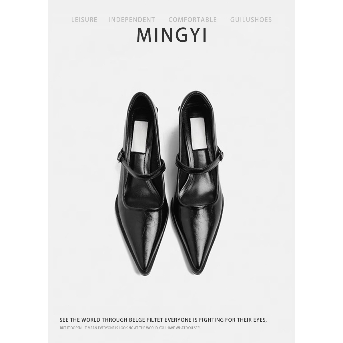 女式时装单鞋实物图