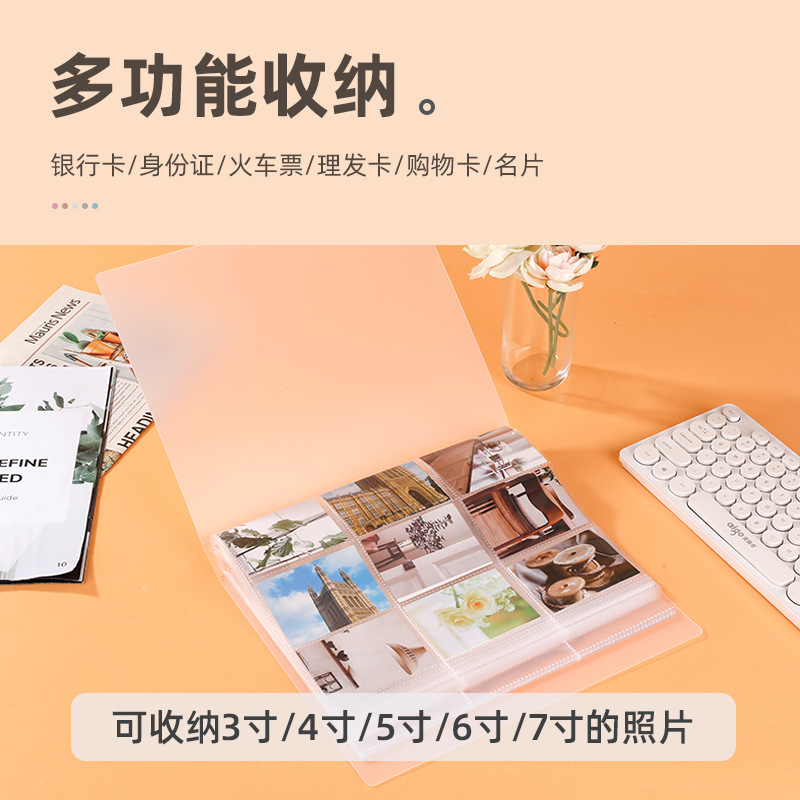New in-stock citizen card, membership card, game card storage book, button-free card storage clip, diy photo album wholesale Specification image