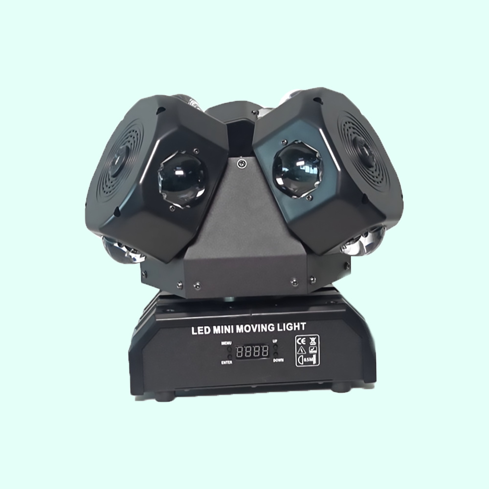 Bobblehead Atmosphere Bar Hot Wheel Laser Beam Light Single-Head Bobblehead Rotating Seven-Color Laser Led Beam Light details Picture