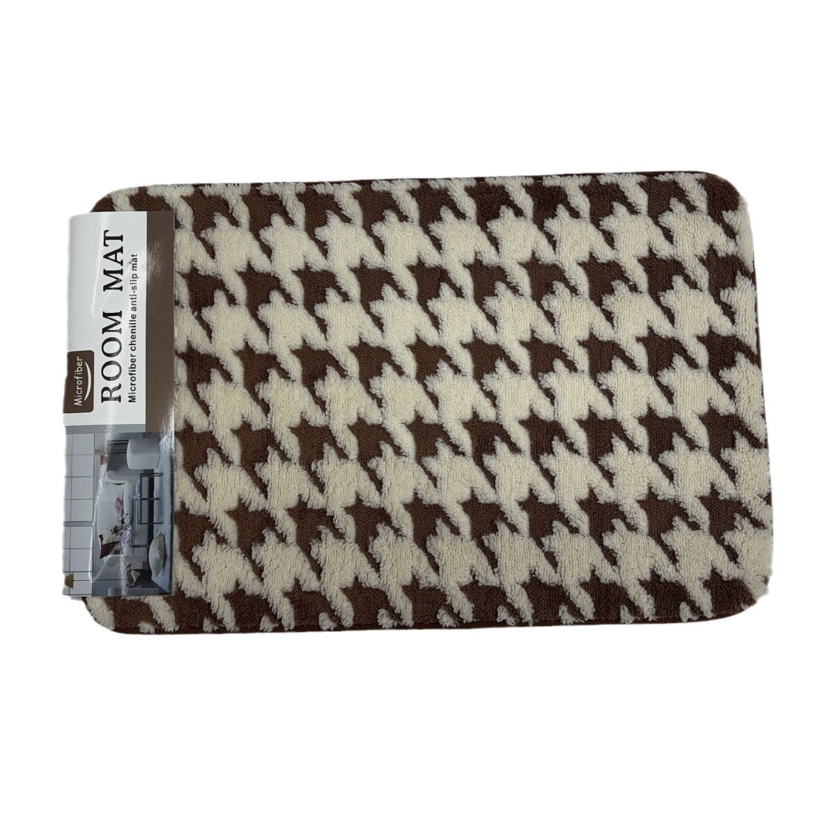 New polyester square washable floor MATS, anti-slip MATS for export, water-absorbing velvet carpets, wholesale of household floor MATS Item Picture