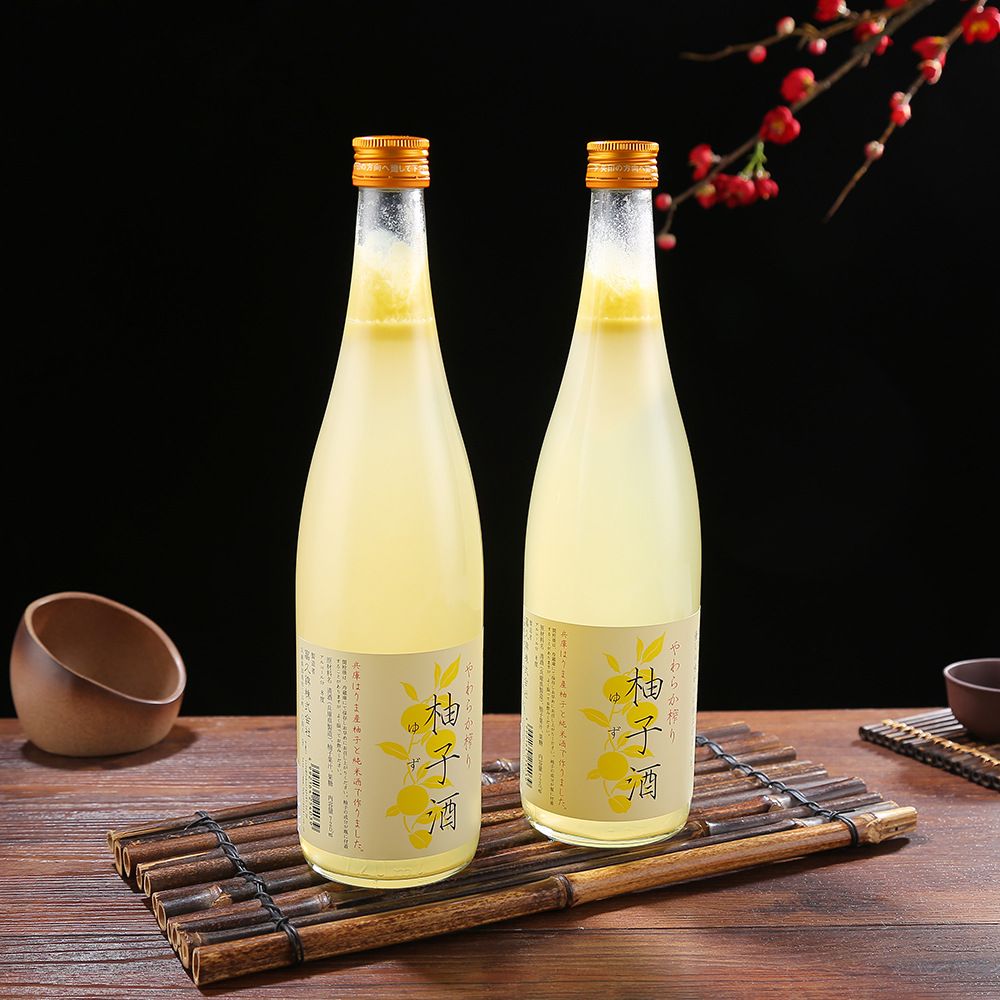 Fujiu Jin Yuzu Wine, Plum Wine, Japanese Women's Low-alcohol Sweet Wine, Green Plum Fruit Wine, Slightly tipsy 720ml