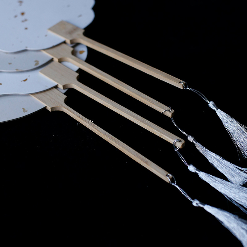 团扇空白扇子漆扇团扇空白团扇diy扇子宣纸团扇漆扇专用空白扇详情图3