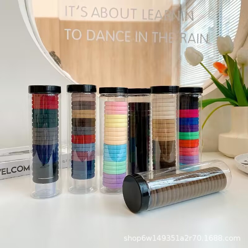 The rubber band women's hair tie is a high-elasticity, durable and non-constricting hair tie. It is a new 2024 summer style hair tie with a simple and elegant look