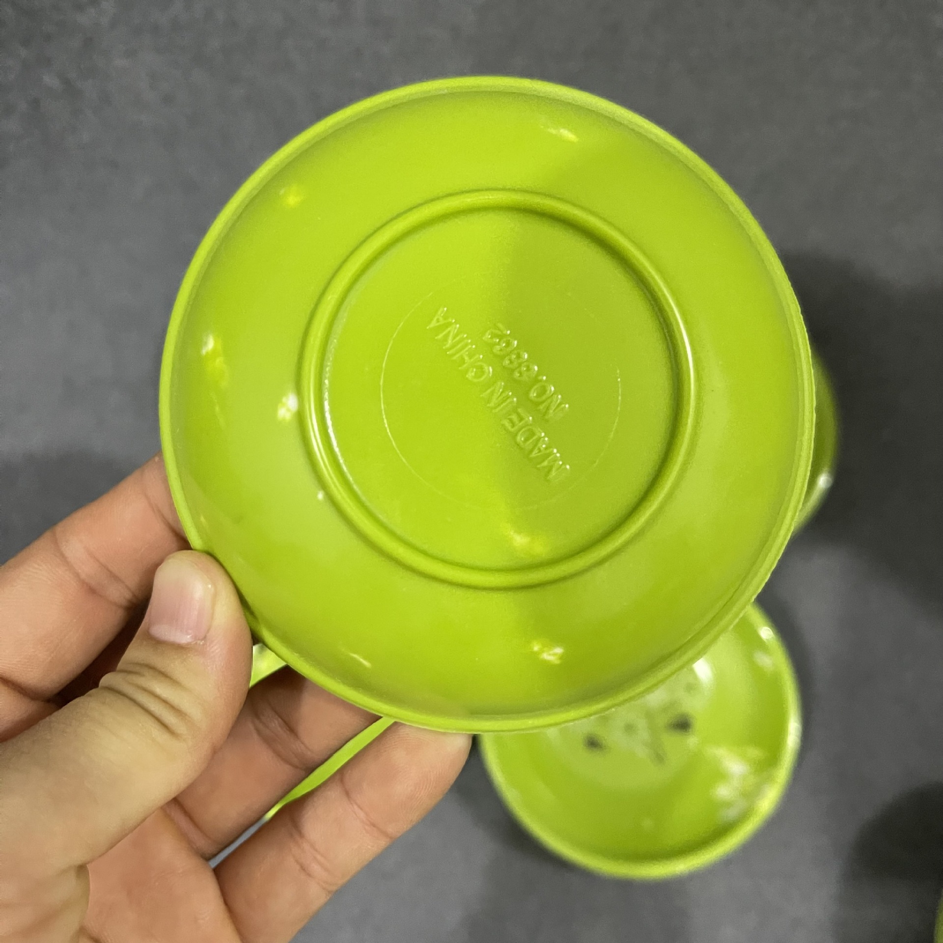 【 Zone 3-10 】8862 Snowflake Plate 1200/ box 8862A Vinegar Plate, Green Flower Plate, Fast Food Plate, Dipping Sauce Plate, Printed Plate 1 yuan supply Specification image