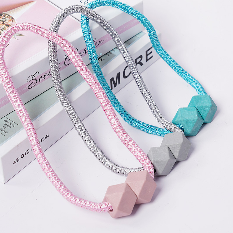 Rubik's Cube buckle curtain tie rope curtain buckle simple and free installation curtain tie stylish curtain accessories Specification drawing
