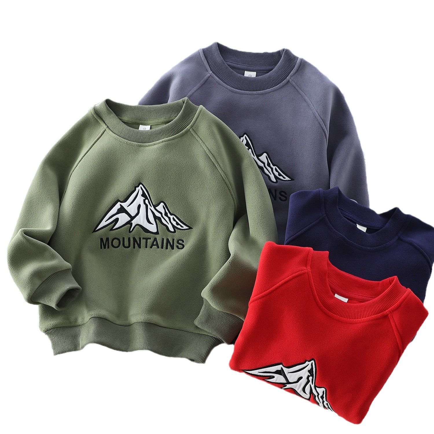 Korean-style loose boys' and girls' hoodies are stylish, and the trendy pullover tops for children are fashionable. The new spring and autumn children's clothing is trendy for kids Item Picture