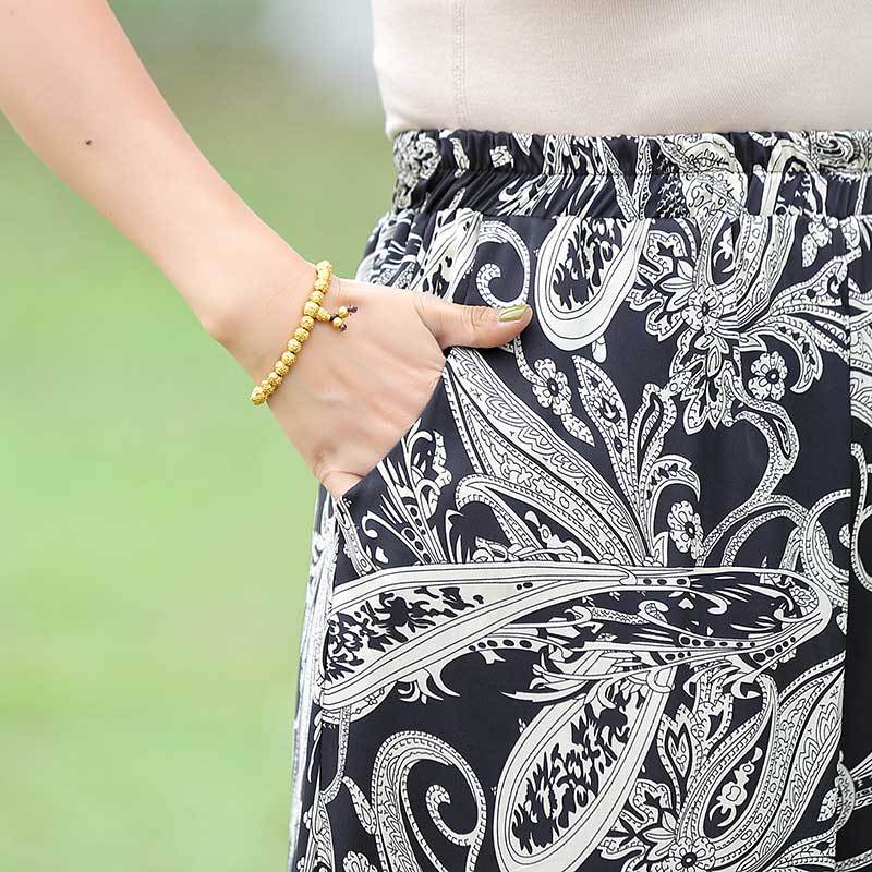 Mother Dress Summer Suit New Middle-Aged And Elderly Women Skirt Two-Piece Set Large Size Fashion Short-Sleeved Chiffon Top Application Scenario
