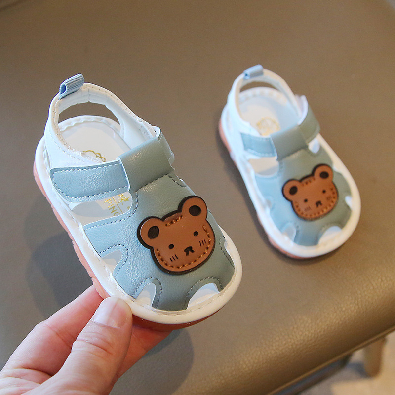 夏季婴幼儿宝宝凉鞋0-1岁4-8-12个月软底防滑学步鞋防踢不掉鞋子详情图4
