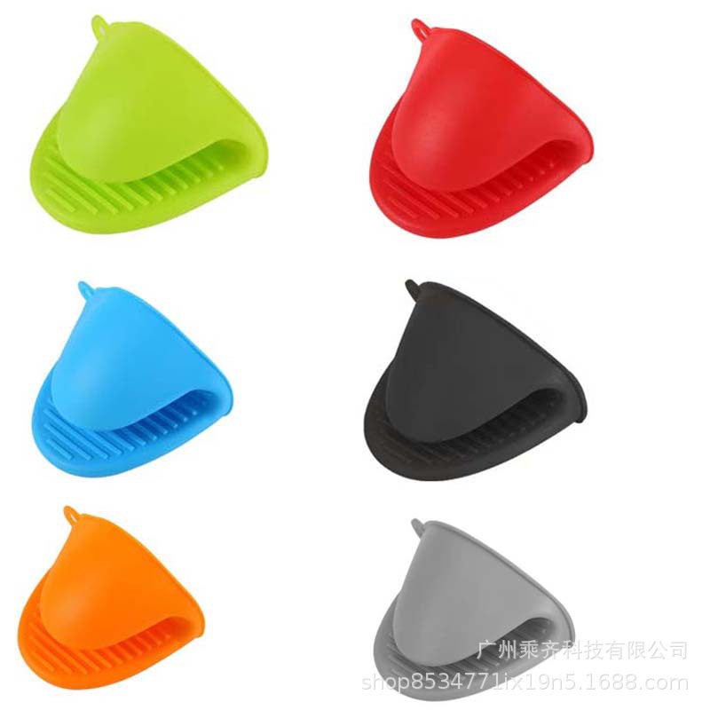 厂家批发硅胶隔热防烫手夹厨房烤箱家用微波炉烘焙耐高温烤箱手夹