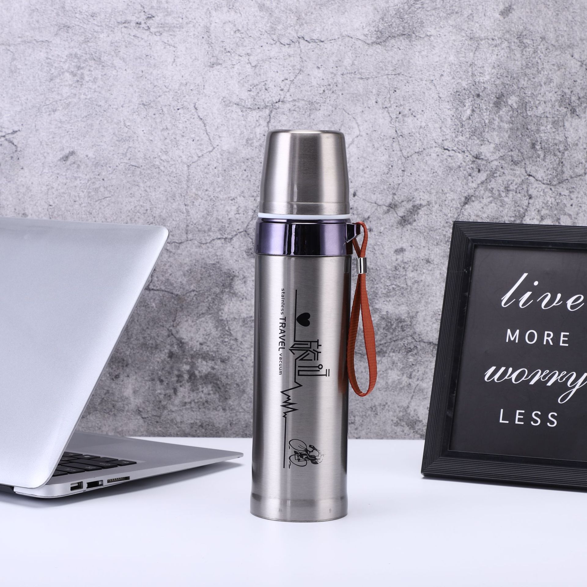Portátil creativo bullet tip acero inoxidable armadura bullet tip thermo cup Specification image