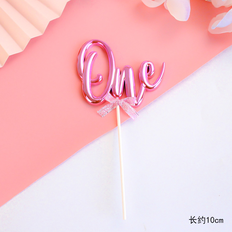 Copyright Amazon Cake Decoration Three-Dimensional Birthday Card Spanish Happy Birthday Baby/One/Sweet Angel Item Picture