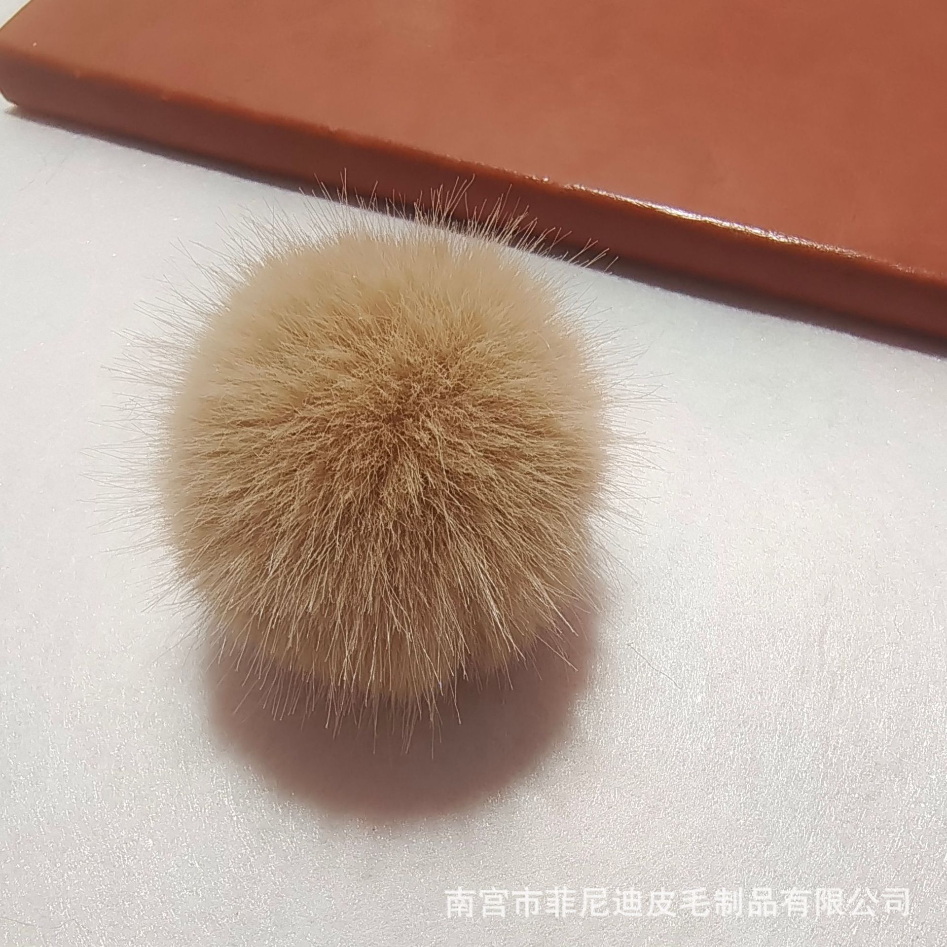仿水貂毛球耳饰毛球人造毛diy饰品发饰小毛球装饰辅料 水貂毛球细节图