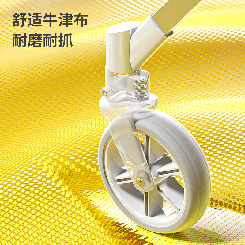 Pet strollers for dogs and cats, small strollers for going out, detachable and foldable, lightweight trolleys, dog and cat walking, and delivery services Application Scenario