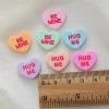 Letter heart resin diy jewelry accessories, necklaces, pendants, earrings, hair clips, accessories, handcrafted materials wholesale details Picture