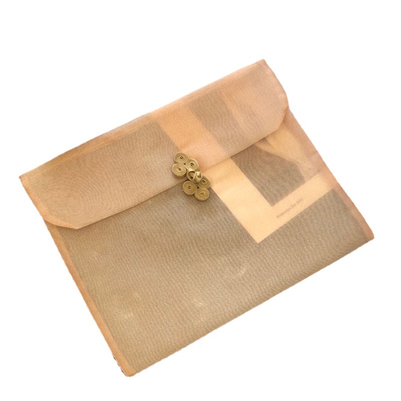 Spot Manufacturers Cloud Three Yarn Scarf Scarf Pan Buckle Yarn Bag Cheongsam Storage Bag Dust-Proof Organza Envelope Bag Item Picture