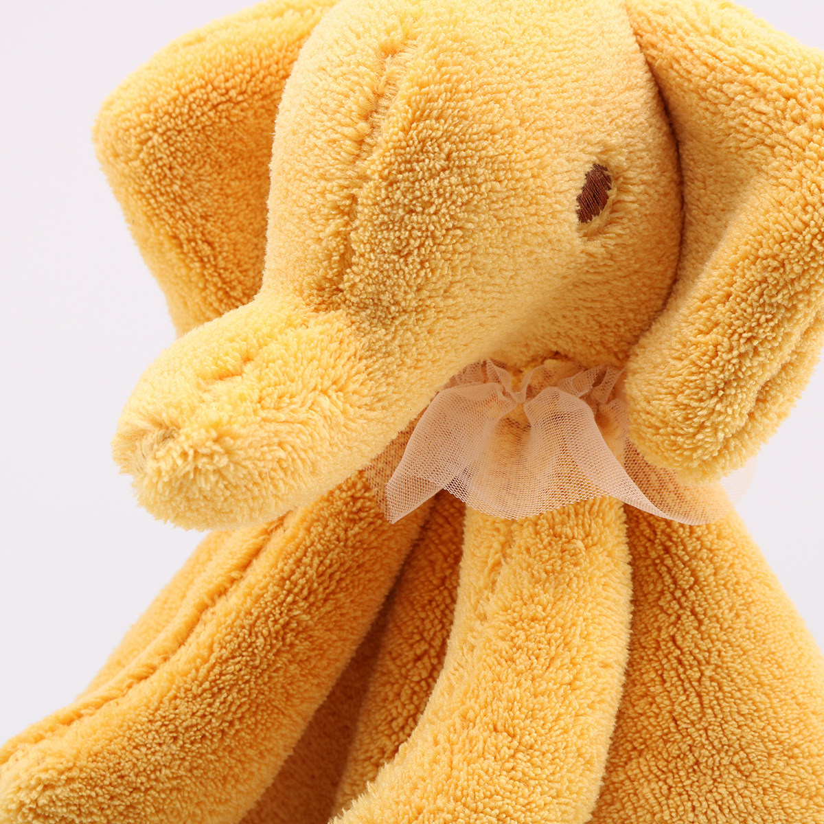 Kitchen Hand Towel Hanging Thickened Absorbent Cartoon Auspicious Elephant Children's Small Towel Toilet Hand Towel Handkerchief Rag details Picture