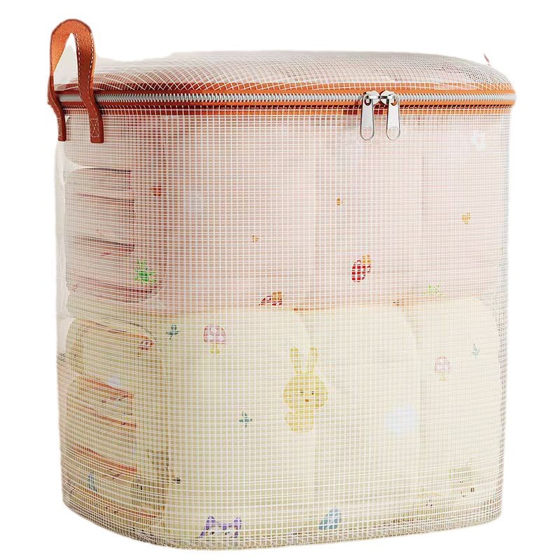 Transparent PVC cotton quilt storage bags, large-capacity moving dust-proof packing bags, household waterproof and moisture-proof clothing sorting bags Item Picture