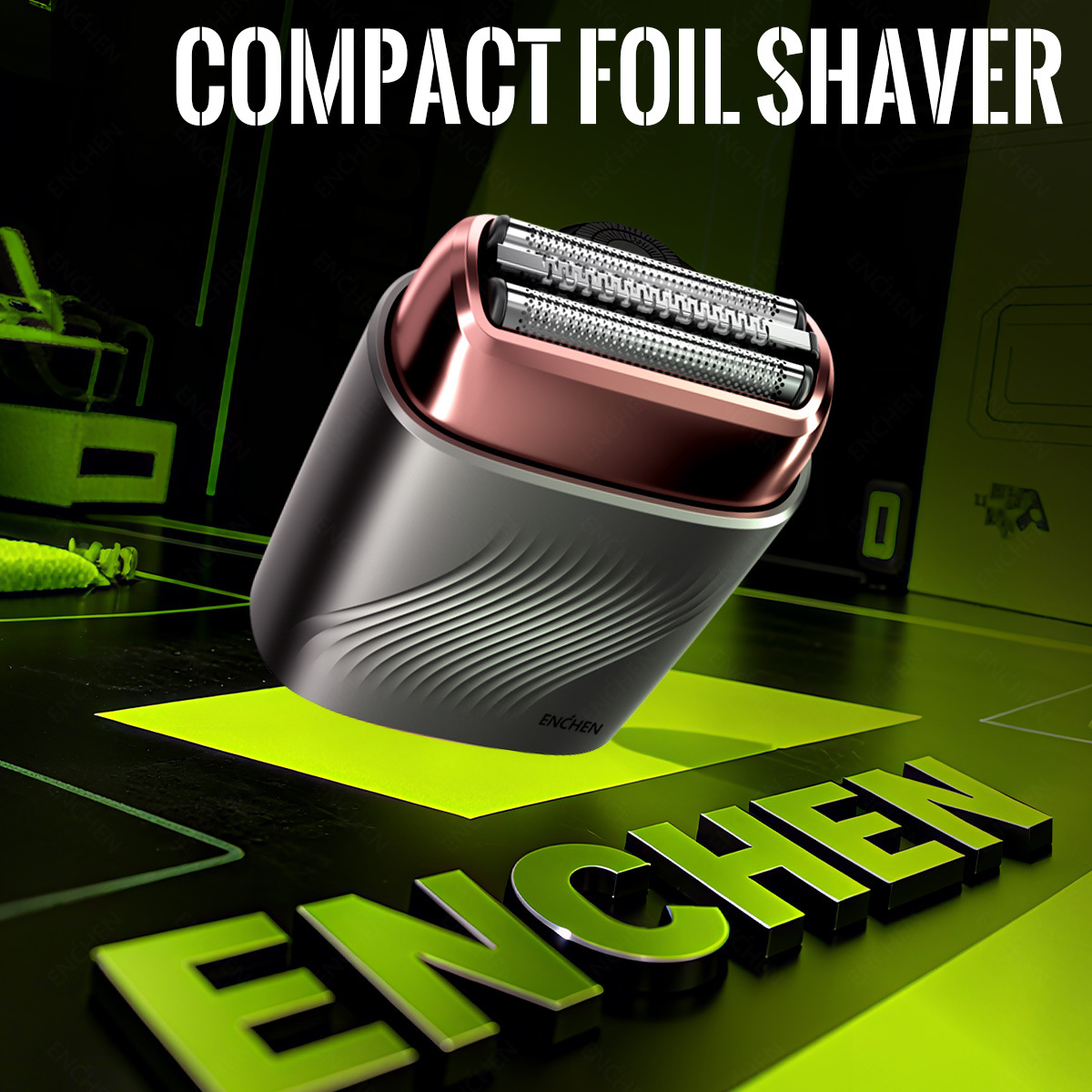 ENCHEN映趣旅行商务男士电动剃须刀迷你刮胡刀水洗往复式胡须刀