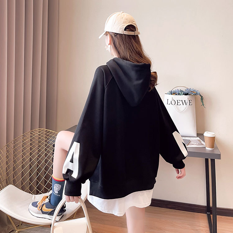 Heavy Industry Spring and Autumn Long-sleeved sweatshirt women's design sense, niche spring and summer women's top, Spring and Autumn coat, American retro style Application Scenario