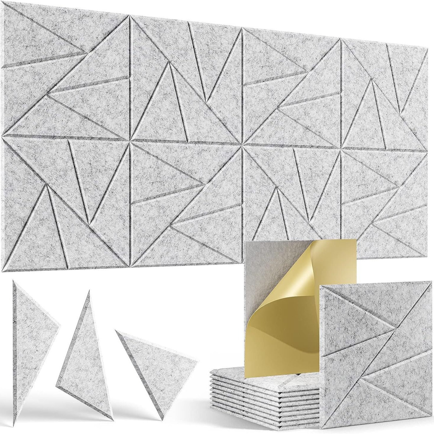 Cross-border polyester fiber sound-absorbing board, wall decoration sound insulation material, sound insulation board for cinemas, KTVS and recording studios Specification image