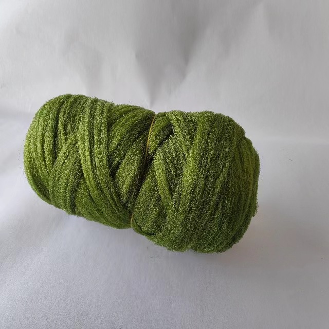 Wholesale African wig yarn, black braid, Brazilian Woolhair, BCF braid yarn, bright thread Specification image