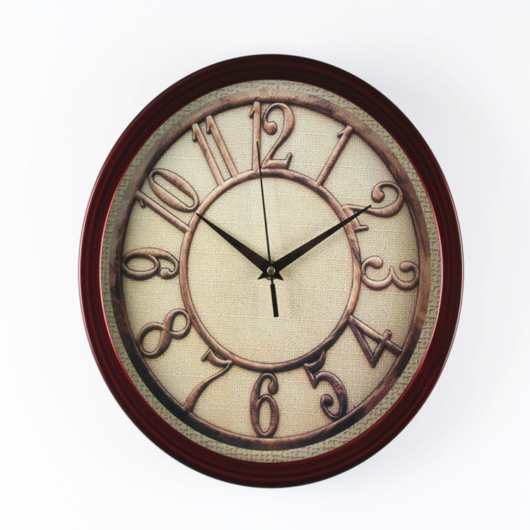 定制美式复古简约挂钟 欧式复古齿轮钟表 家用客厅装饰创意时钟详情图1