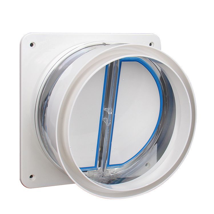 Range hood check valve for preventing backflow, universal no-drilling household flue check valve, kitchen-specific check valve pipe Item Picture