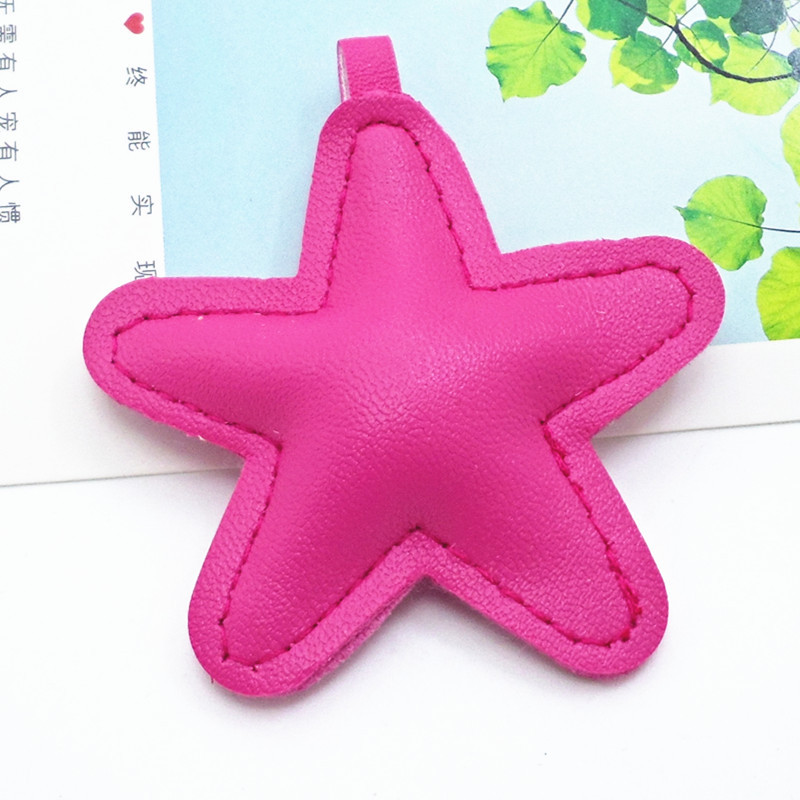 PU leather phone cases, bags, clothing, keychains, pendants, bubble sponge, heart-shaped five-pointed stars, DIY accessories Application Scenario