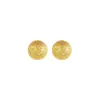 Vietnamese sand-gold frosted bean stud earrings for women are small, elegant, fashionable and versatile. They are smooth bean stud earrings for nourishing ear holes Item Picture