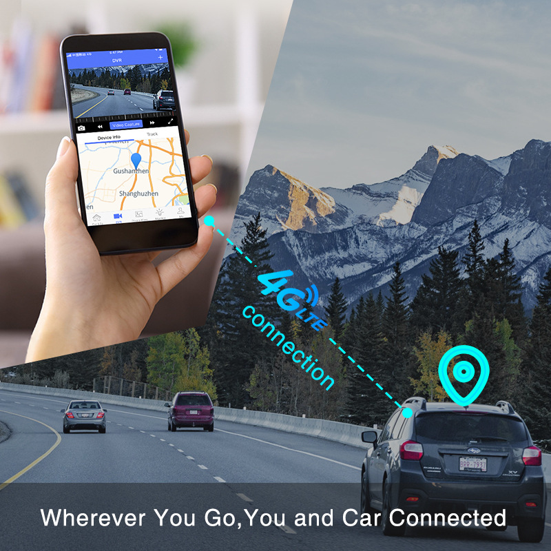 4G Car Video Recorder  Dual Recording  Remote Monitoring产品图